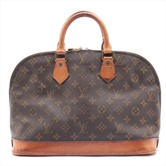 Louis Vuitton Alma Brwon Monogram Canvas Shoulder Bag - Picture 1 of 12